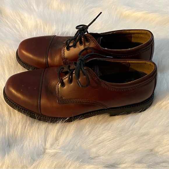 Nunn Bush Shoes Mens Size 11Wide Dress Lace Up Office They Have Peeling … - Picture 1 of 11
